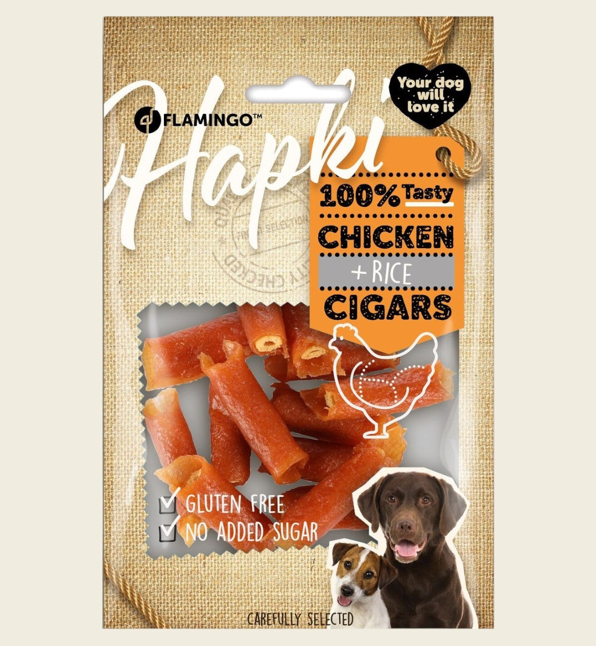 Friandises Cigare avec poulet et Riz