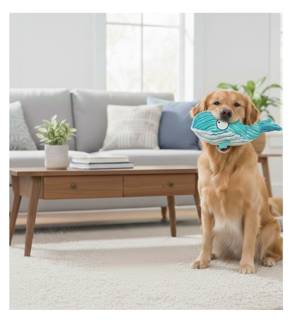 Jeu Kong pour chien Baleine bleu clair - vue 2