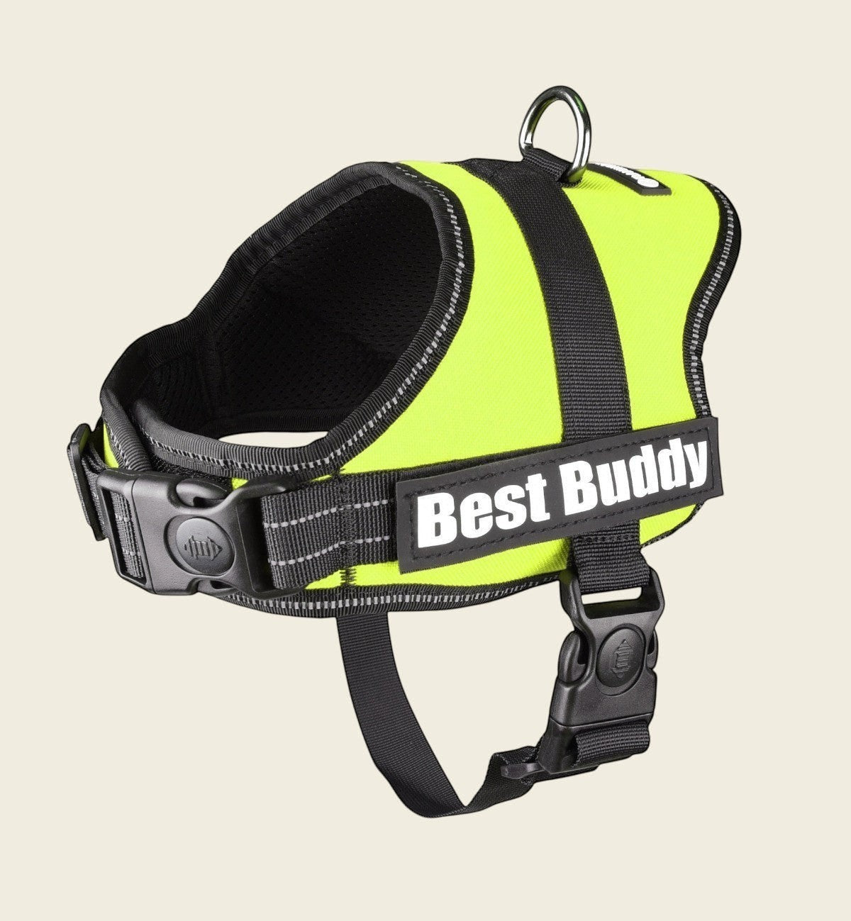 Harnais réglable pour chien Pluto vert fluo XS