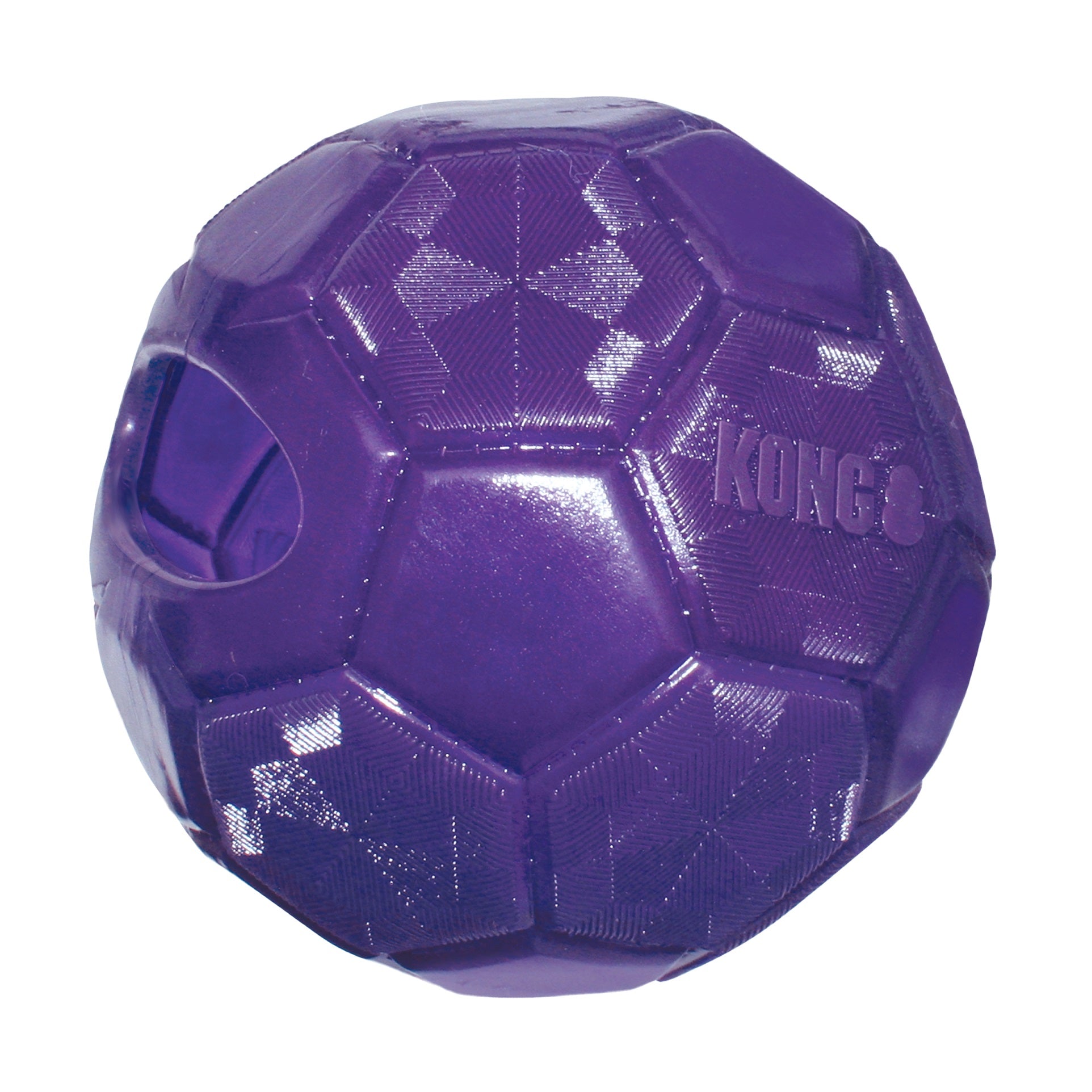 Jeu Kong Flexball Ballon de football pour chien Pourpre