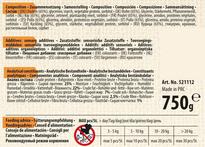 Friandise Cube avec poulet