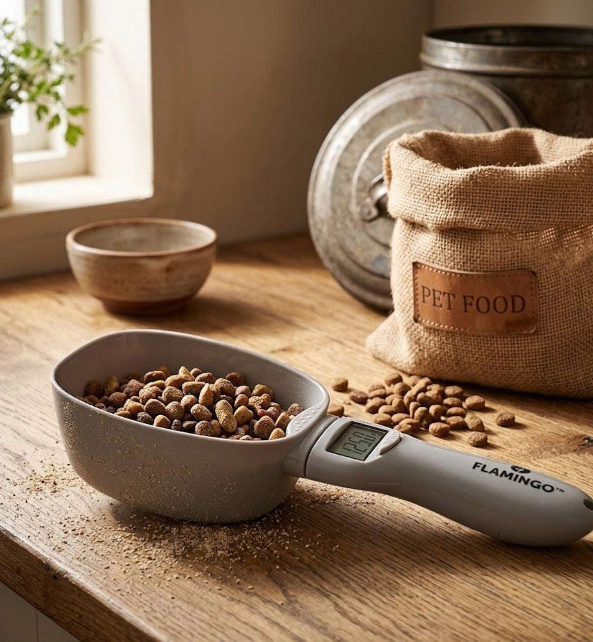 Pelle de mesure numérique pour aliments