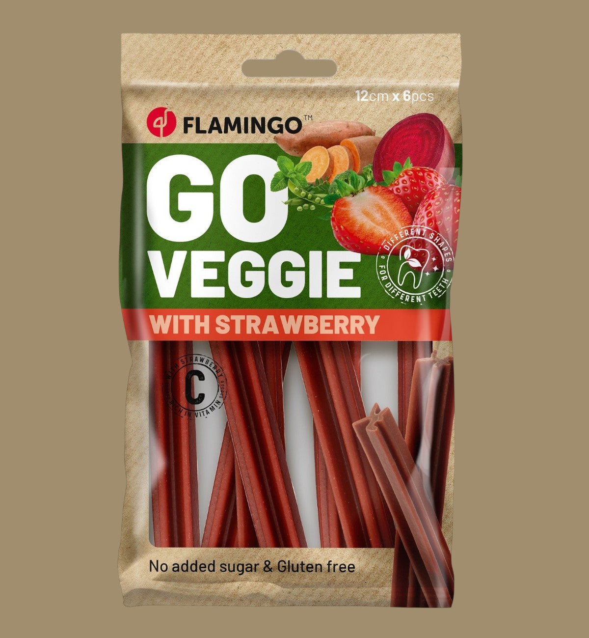 Friandises Veggie Bâton avec fraise