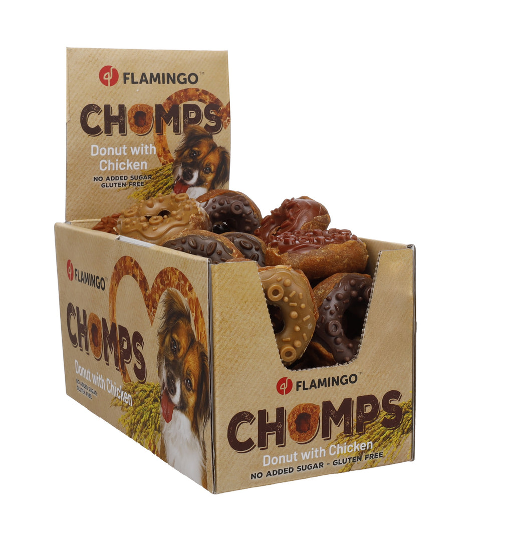 Friandises en lot pour chien Donut avec poulet