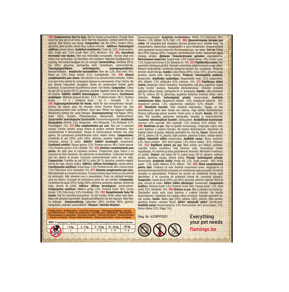 Friandise pour chien Cote avec poulet