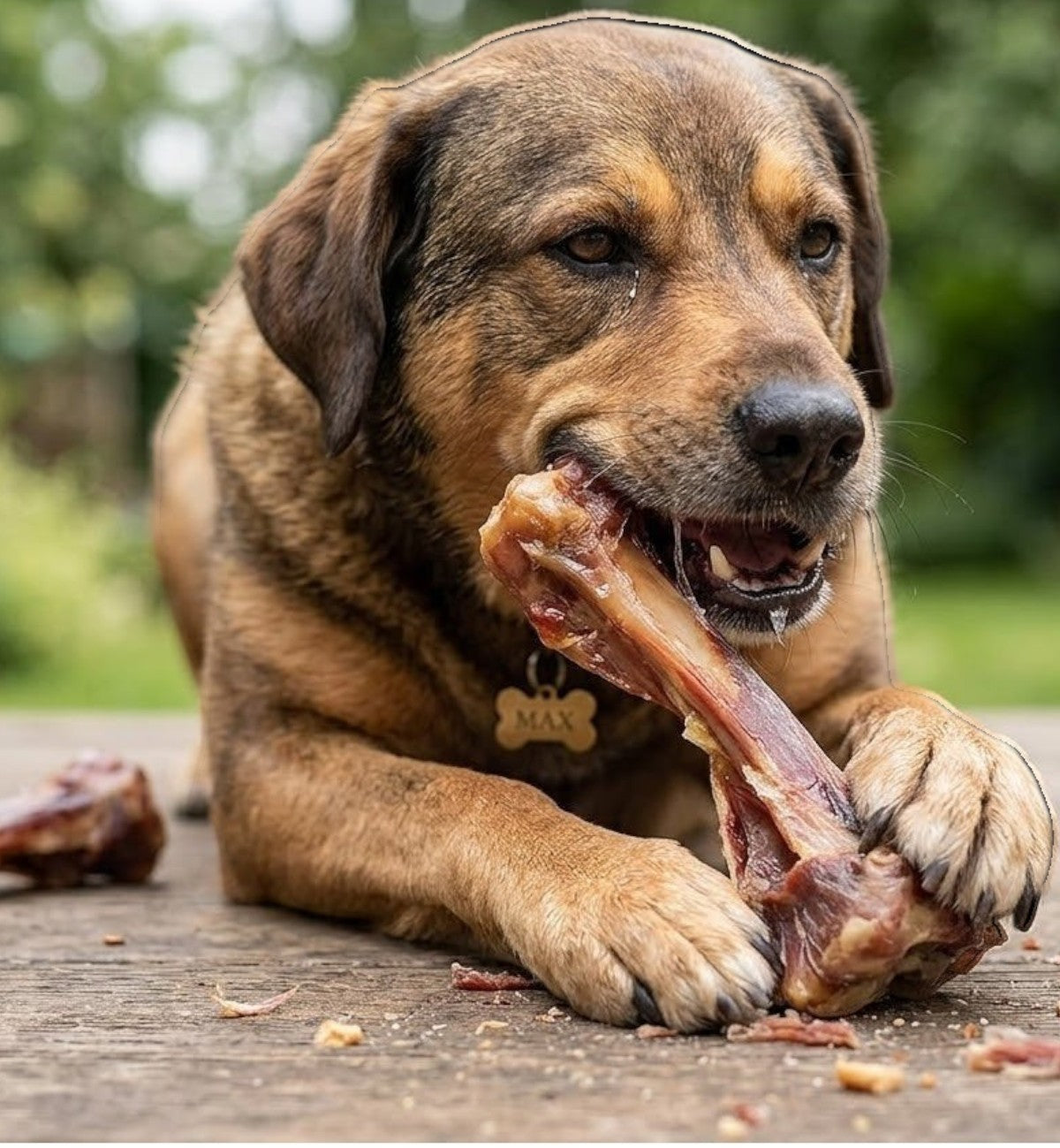 Friandises Nature Os de tibia de porc avec de la viande