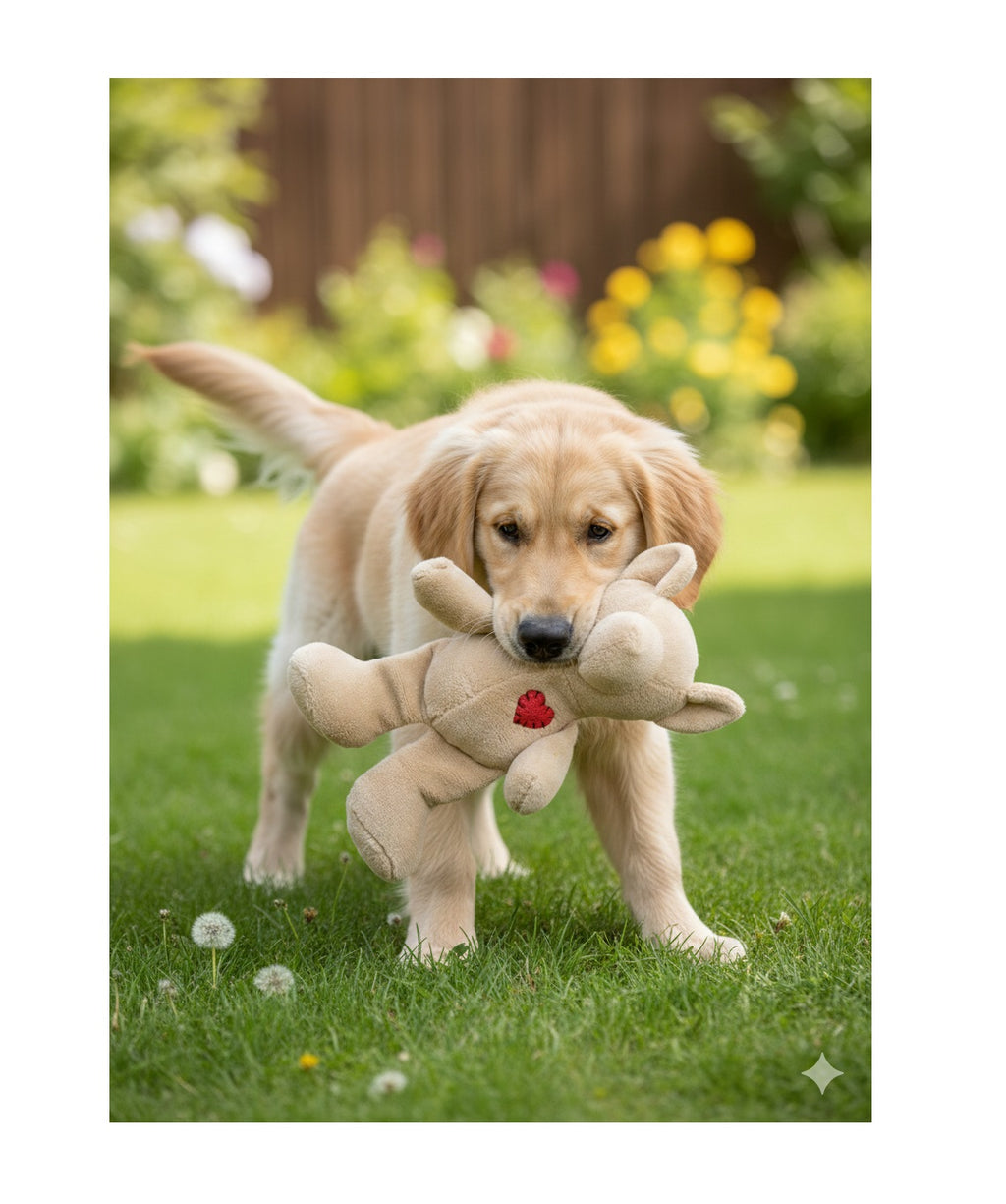 Jeu en peluche Ourson avec un coeur - vue 2
