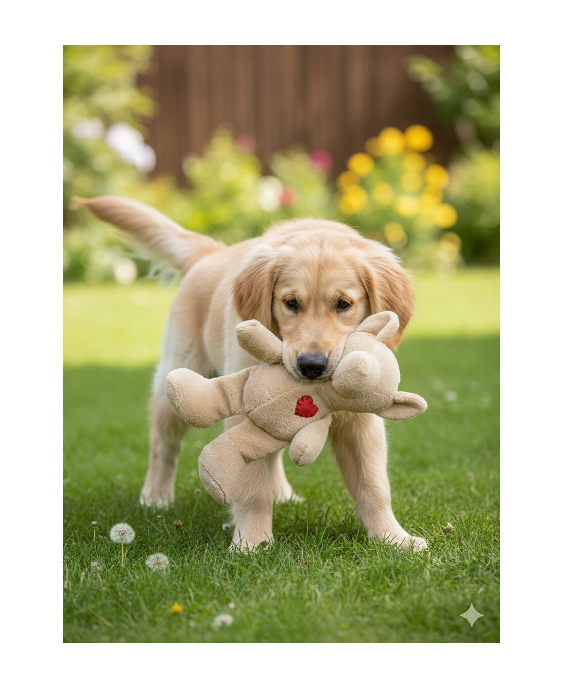 Jeu en peluche Ourson avec un coeur - vue 2
