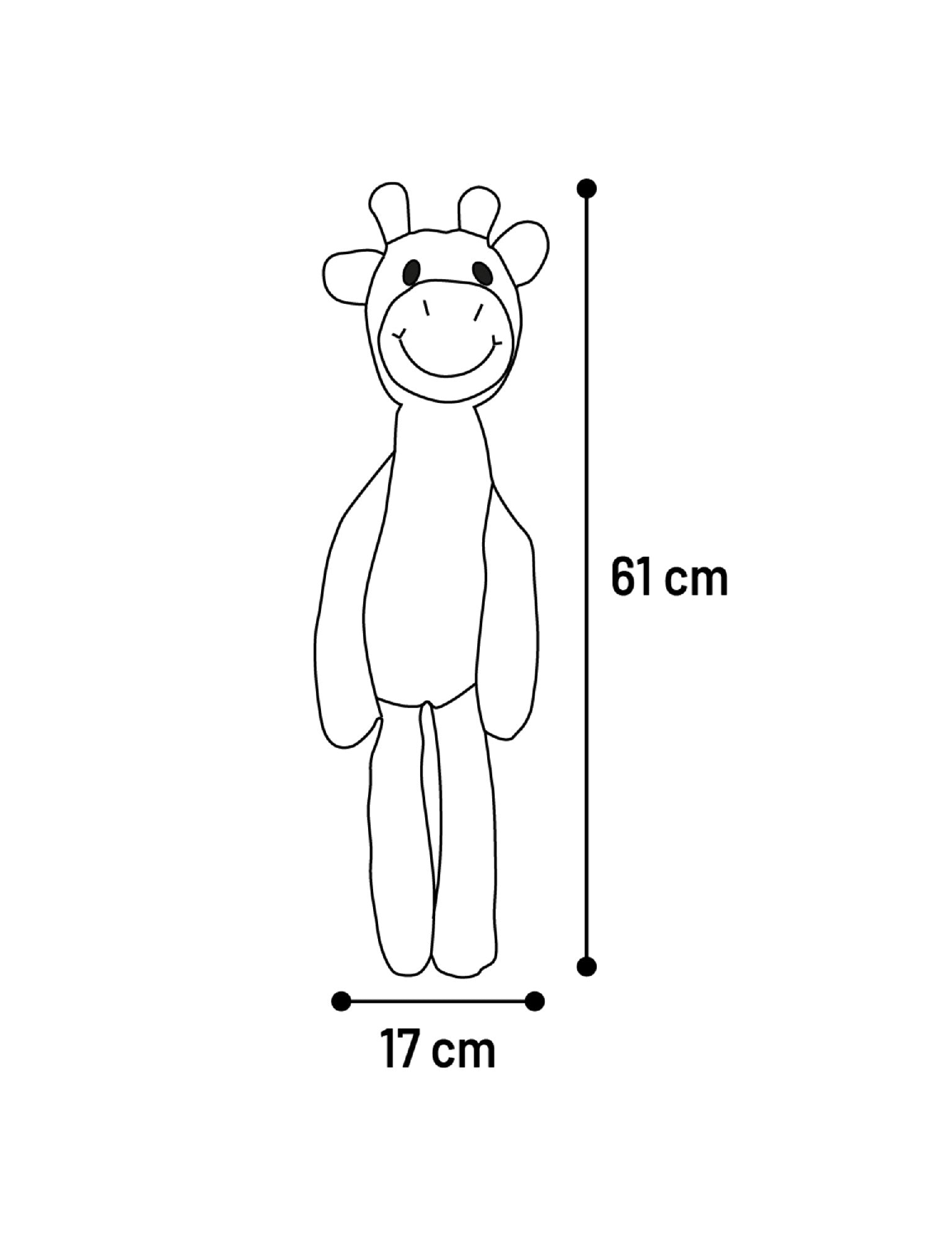 Jeu sonore pour chien Garfa la Girafe en peluche - vue 3