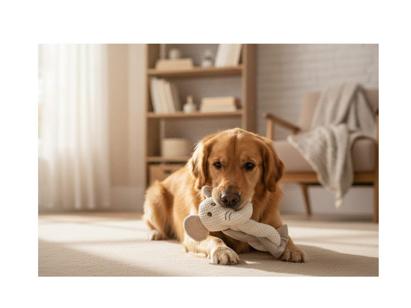 Peluche éléphant pour chien - vue 3