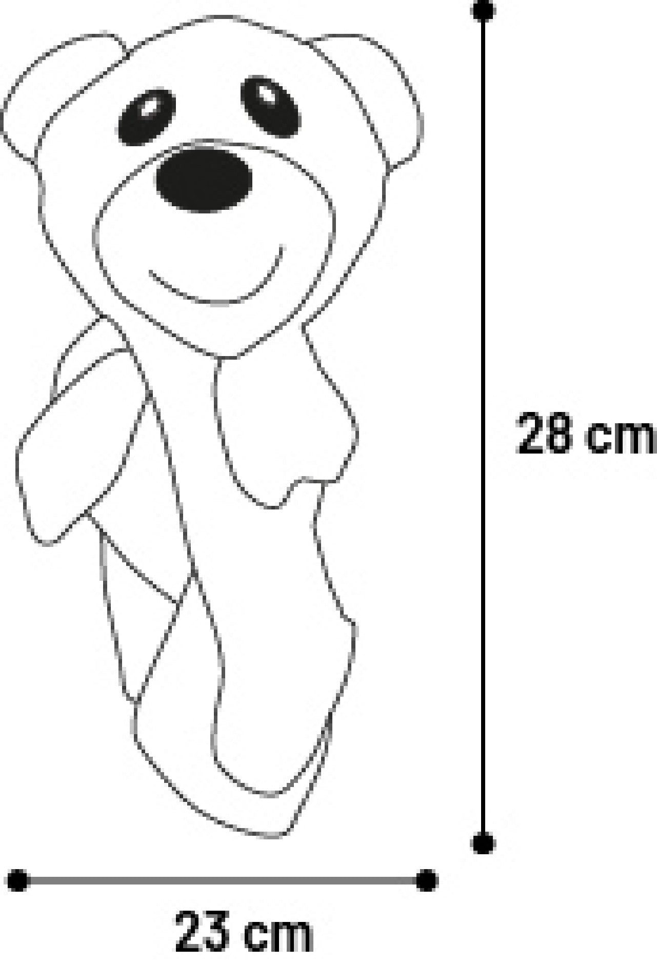 Peluche ours pour chien - vue 4