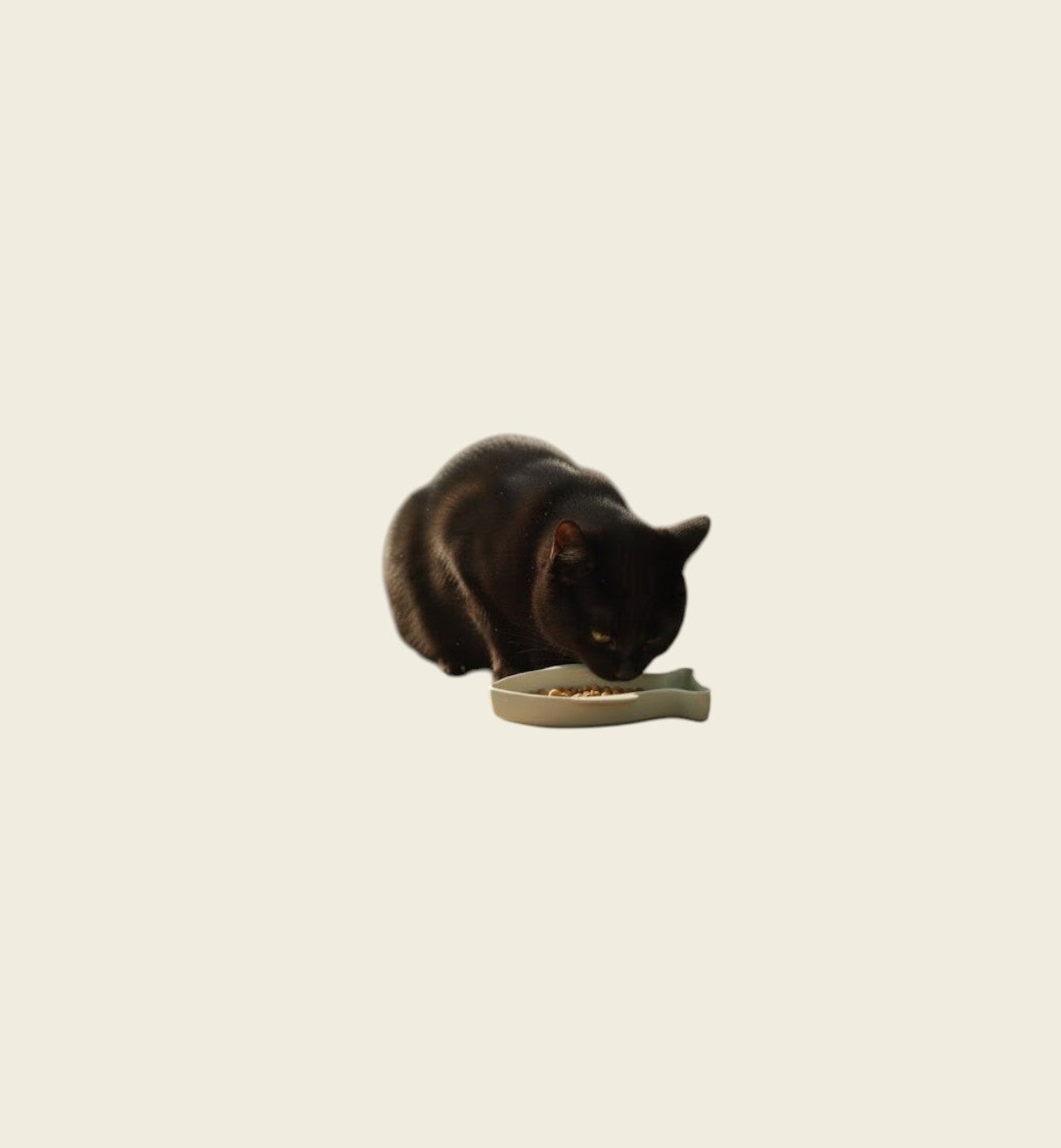 Gamelle pour chat 17 cm Fishie vert