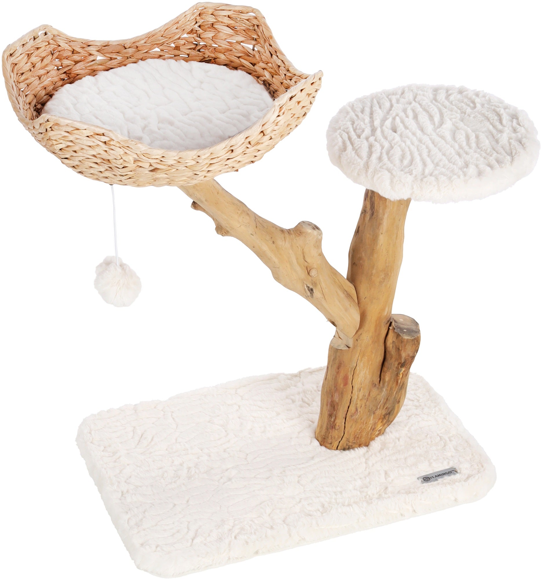 Arbre à griffer design avec panier