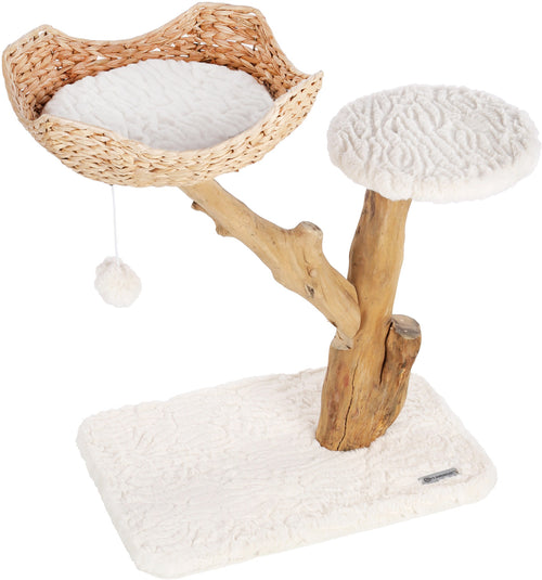 Arbre à griffer design avec panier