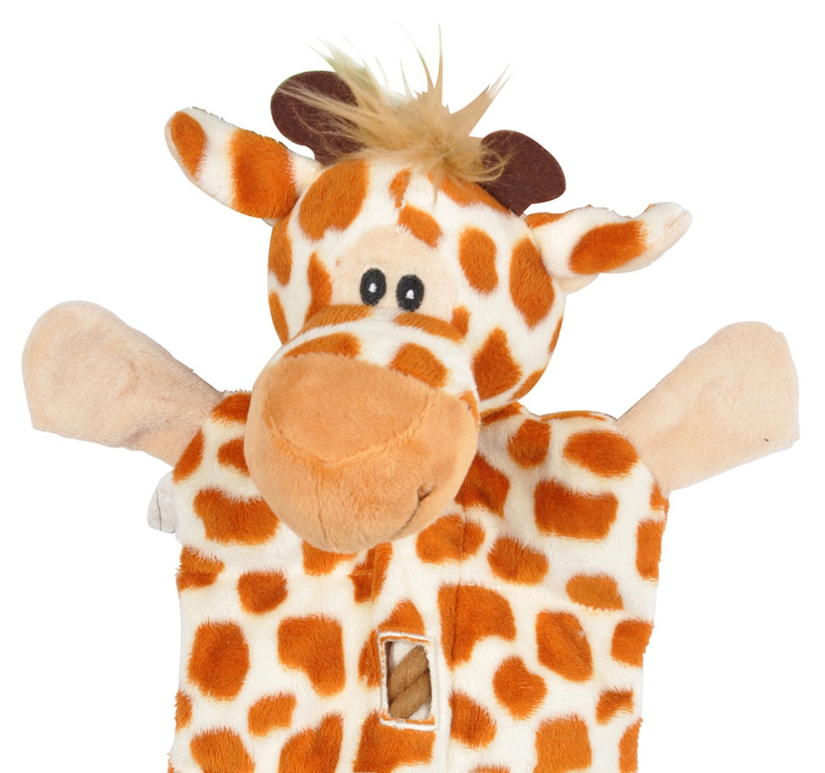 Jouet peluche Girafe et corde pour chien - vue 2