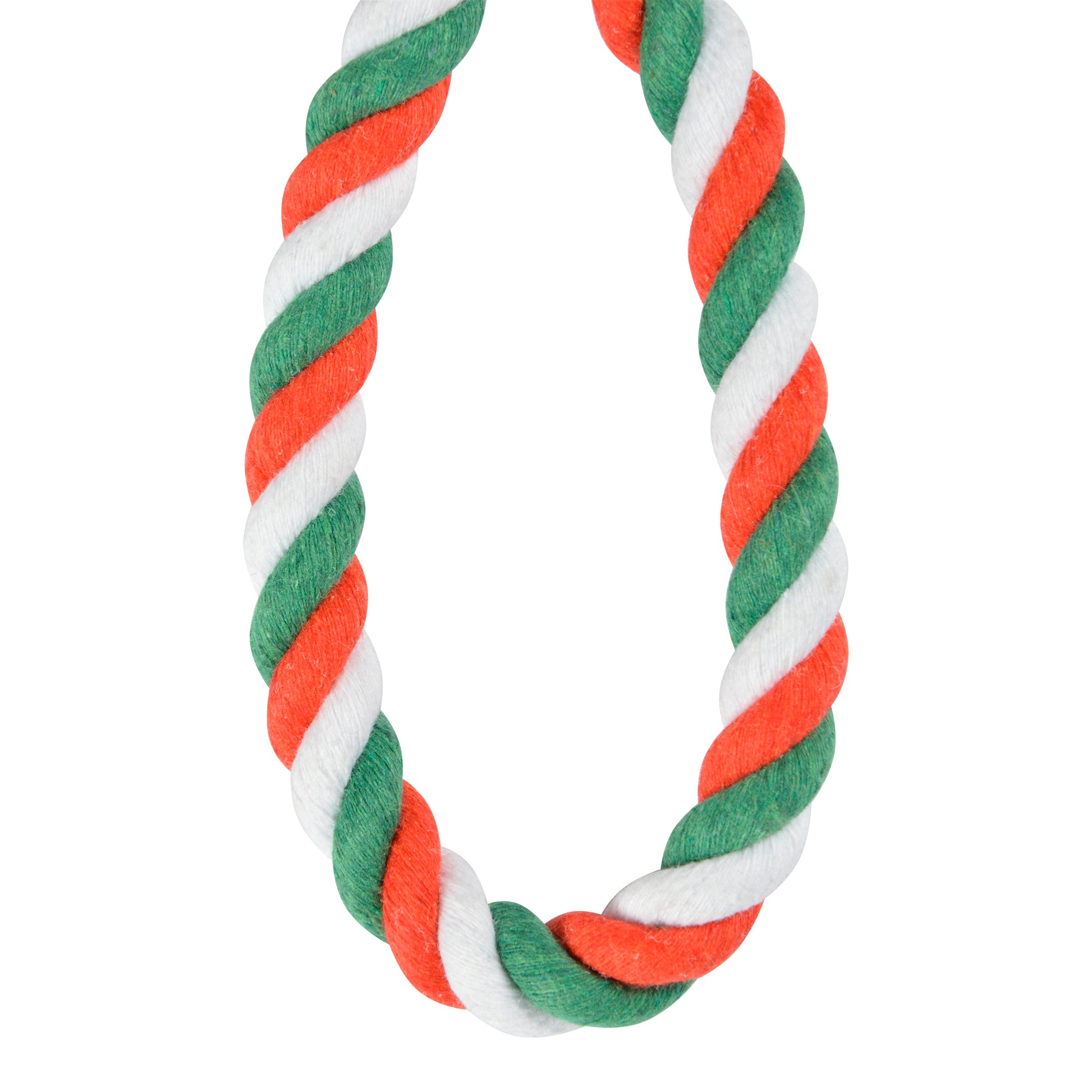 Jouet peluche Pere Noel et corde pour chien - vue 3