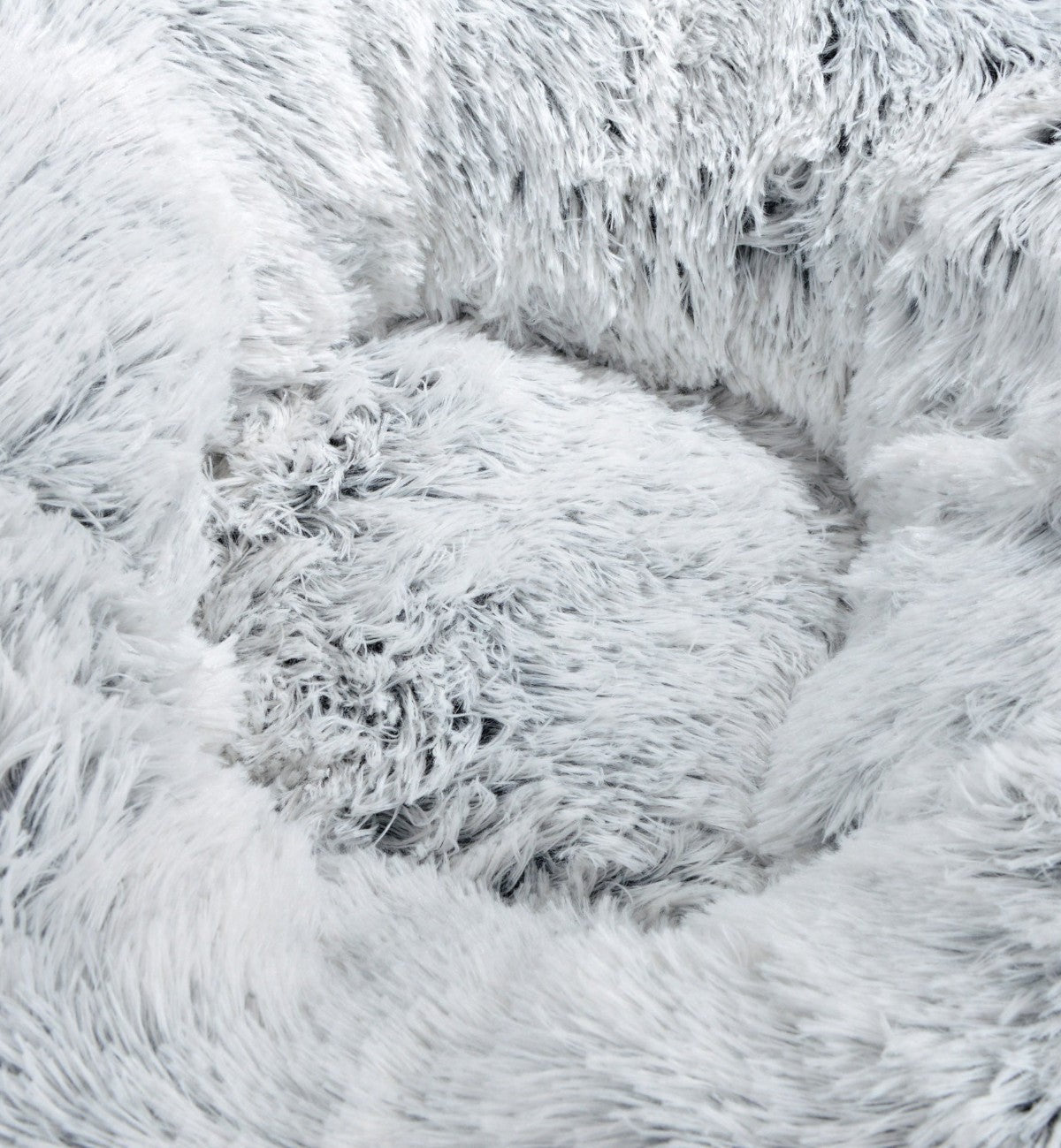 Coussin Chat ou Chien Fluffy Blanc gris