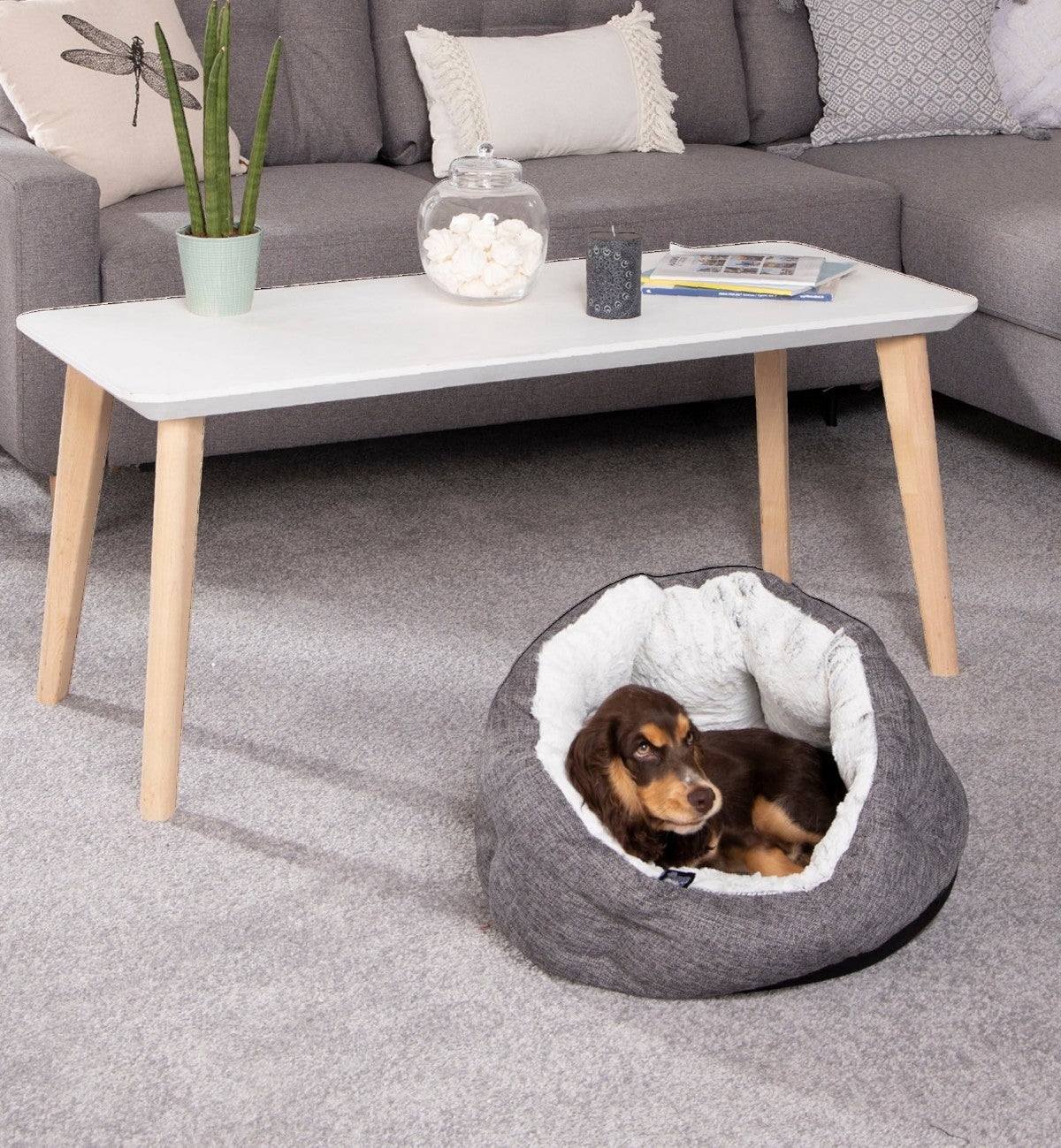 Coussin panier rond cocoon