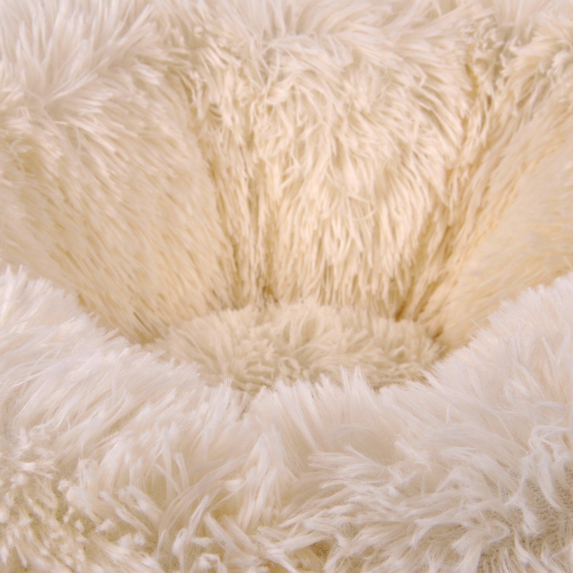 Coussin rond Chat ou Chien Relax Ecru - vue 2