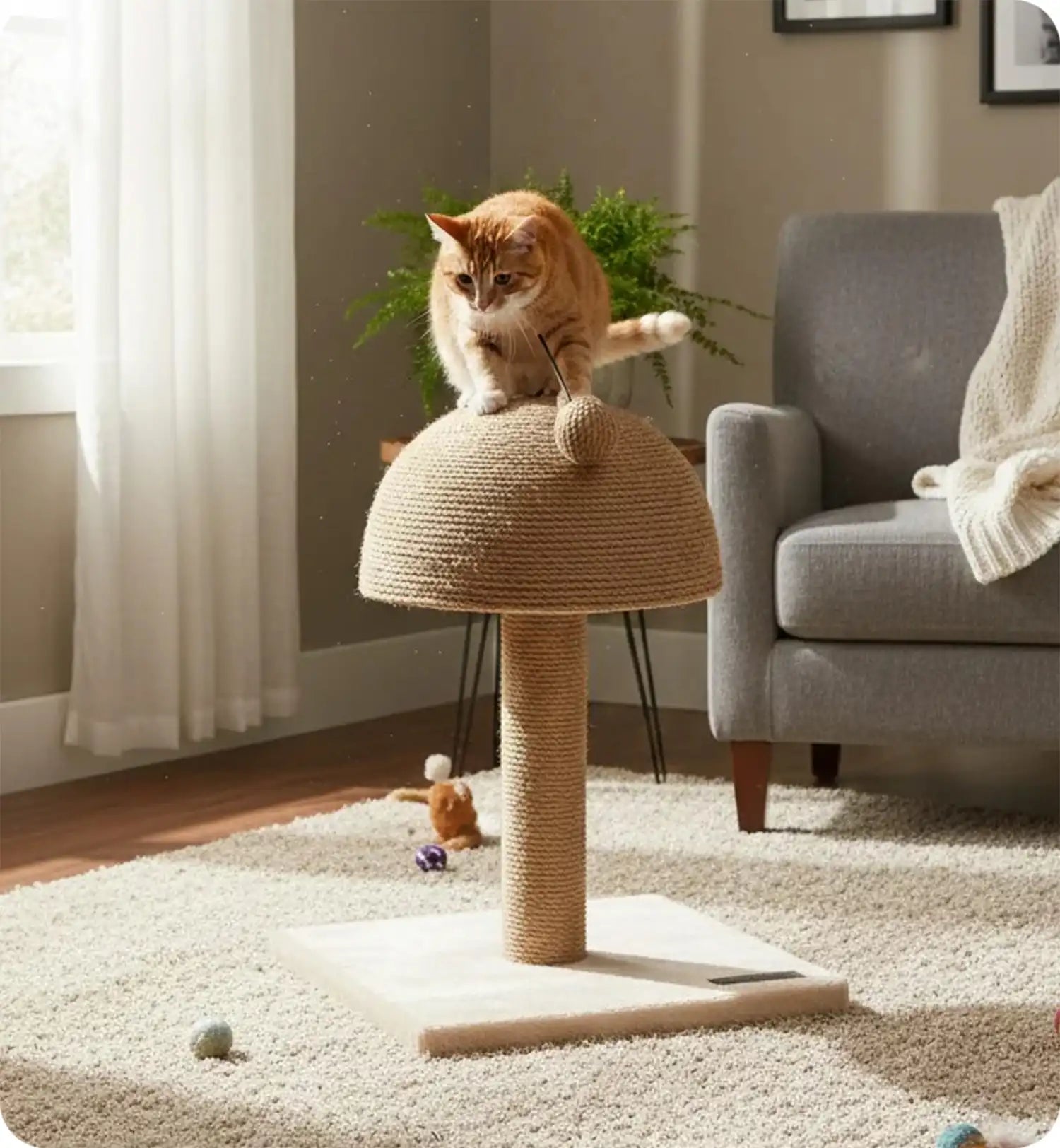 Arbre à griffer Asha pour chat intérieur