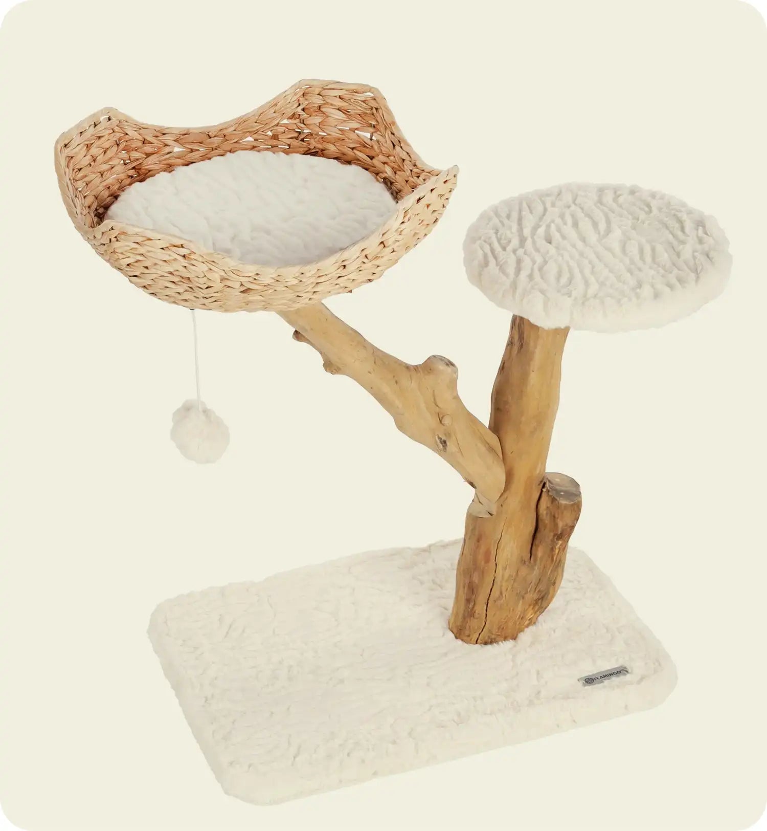 Arbre à griffer design avec panier