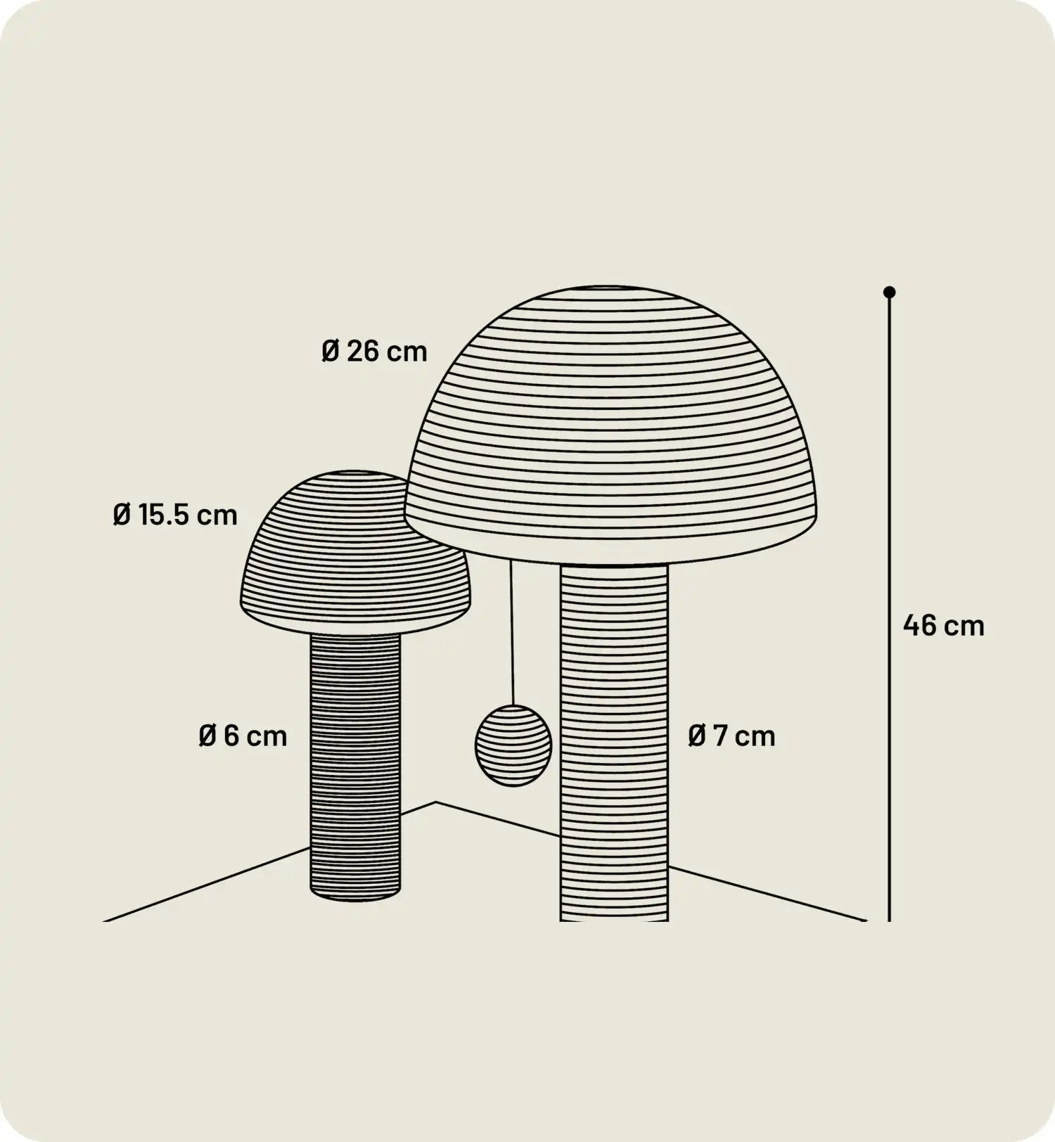 Arbre a griffer pour chat Champignon