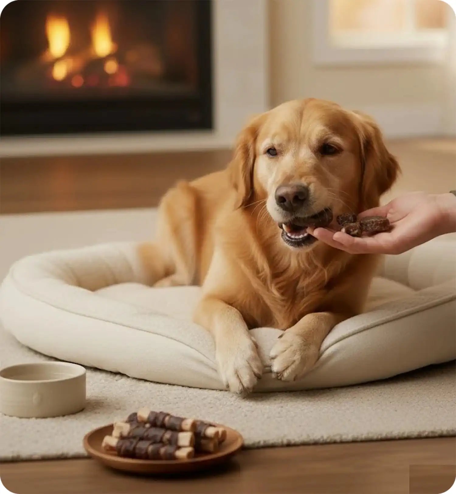 Friandise pour chien Cote avec coeur Yack