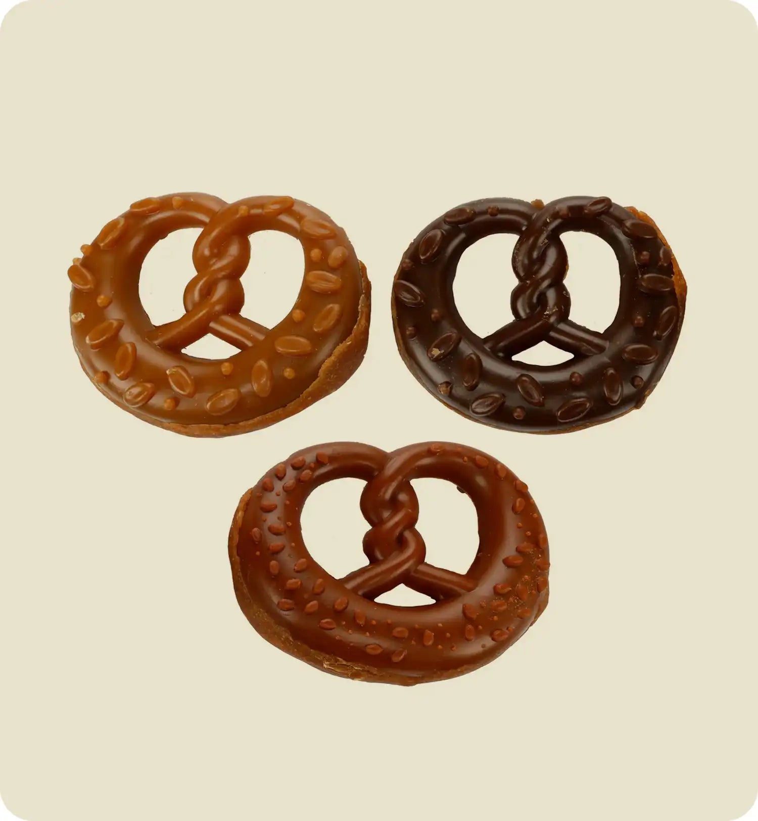 Friandises en lot pour chien bretzel avec poulet