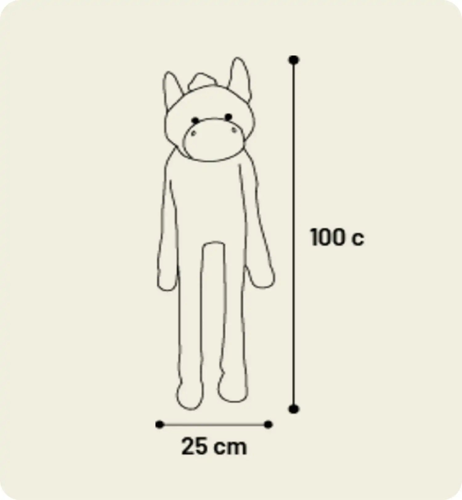 Jeu Geant sonore pour chien Zebre en peluche