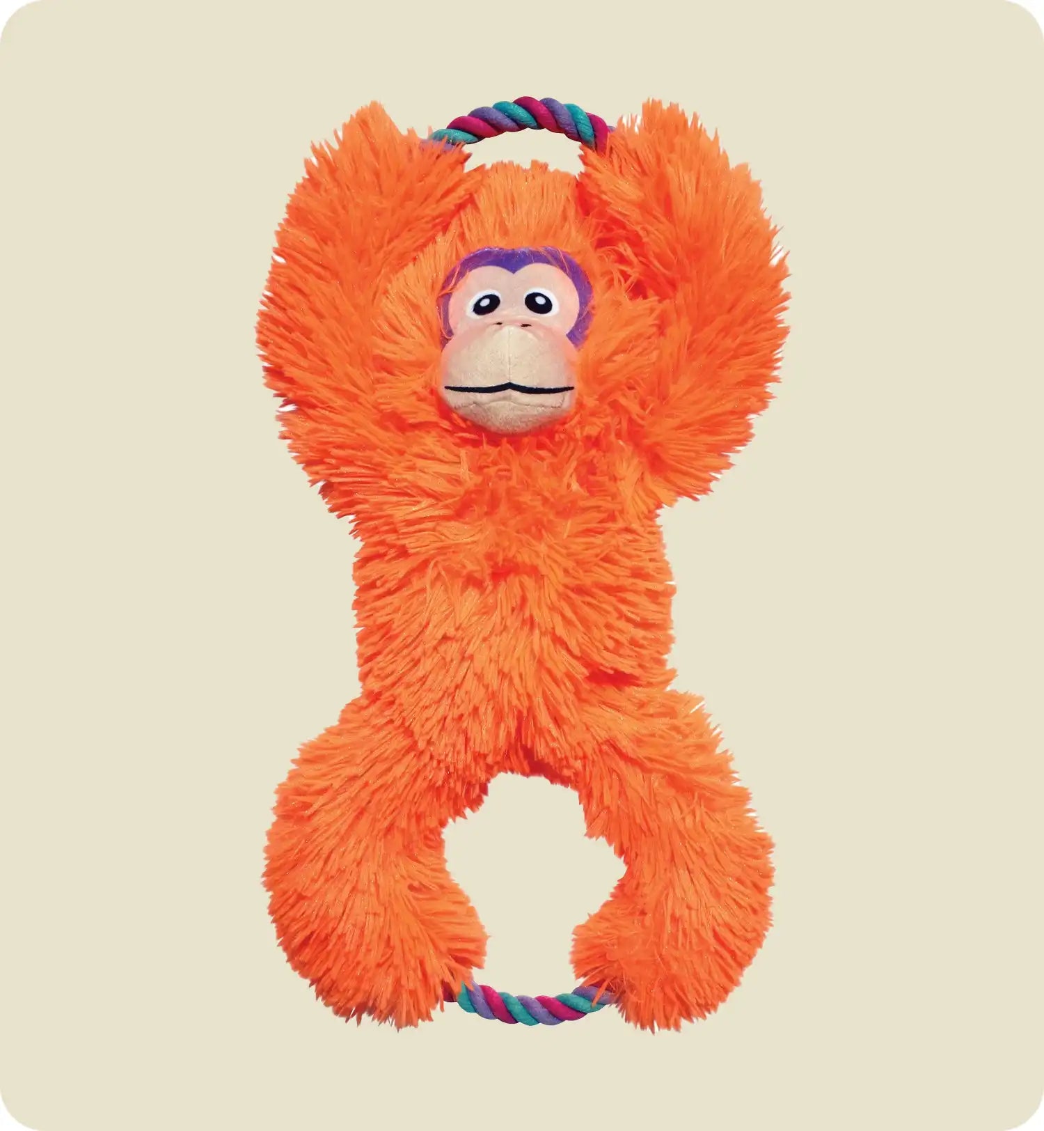 Jeu Kong pour chien Tuggz Singe Orange