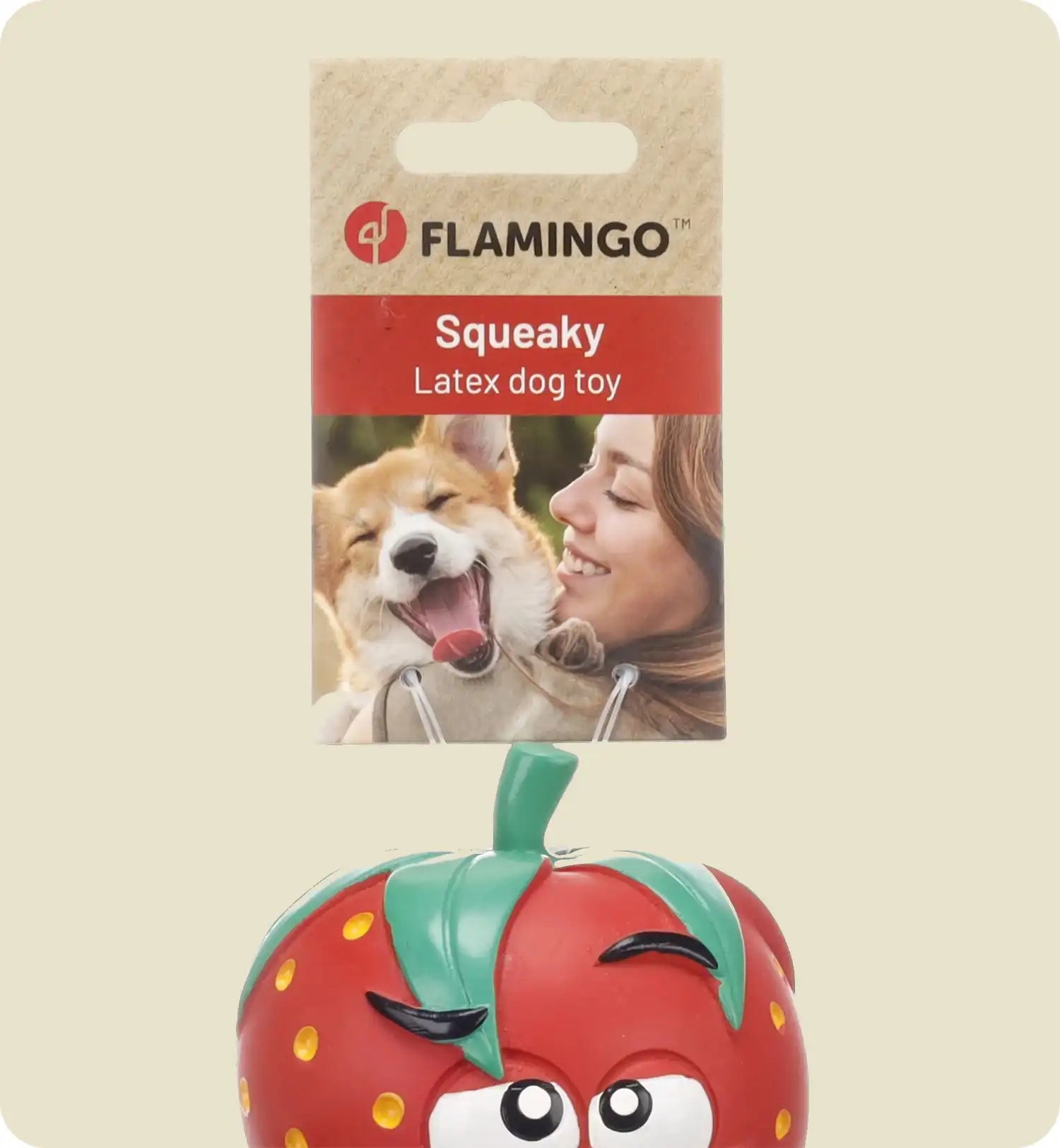 Jeu pour chien Fruco La fraise sonore