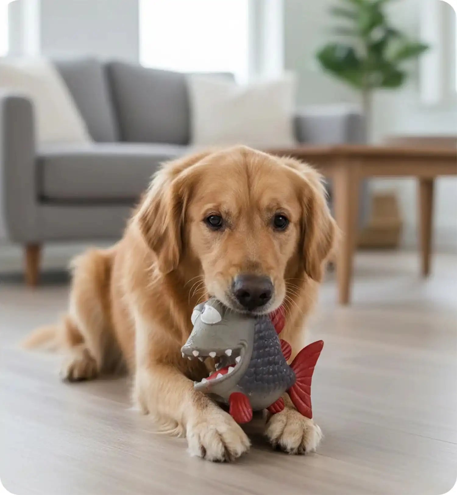 Jeu pour chien Poisson Anais gris
