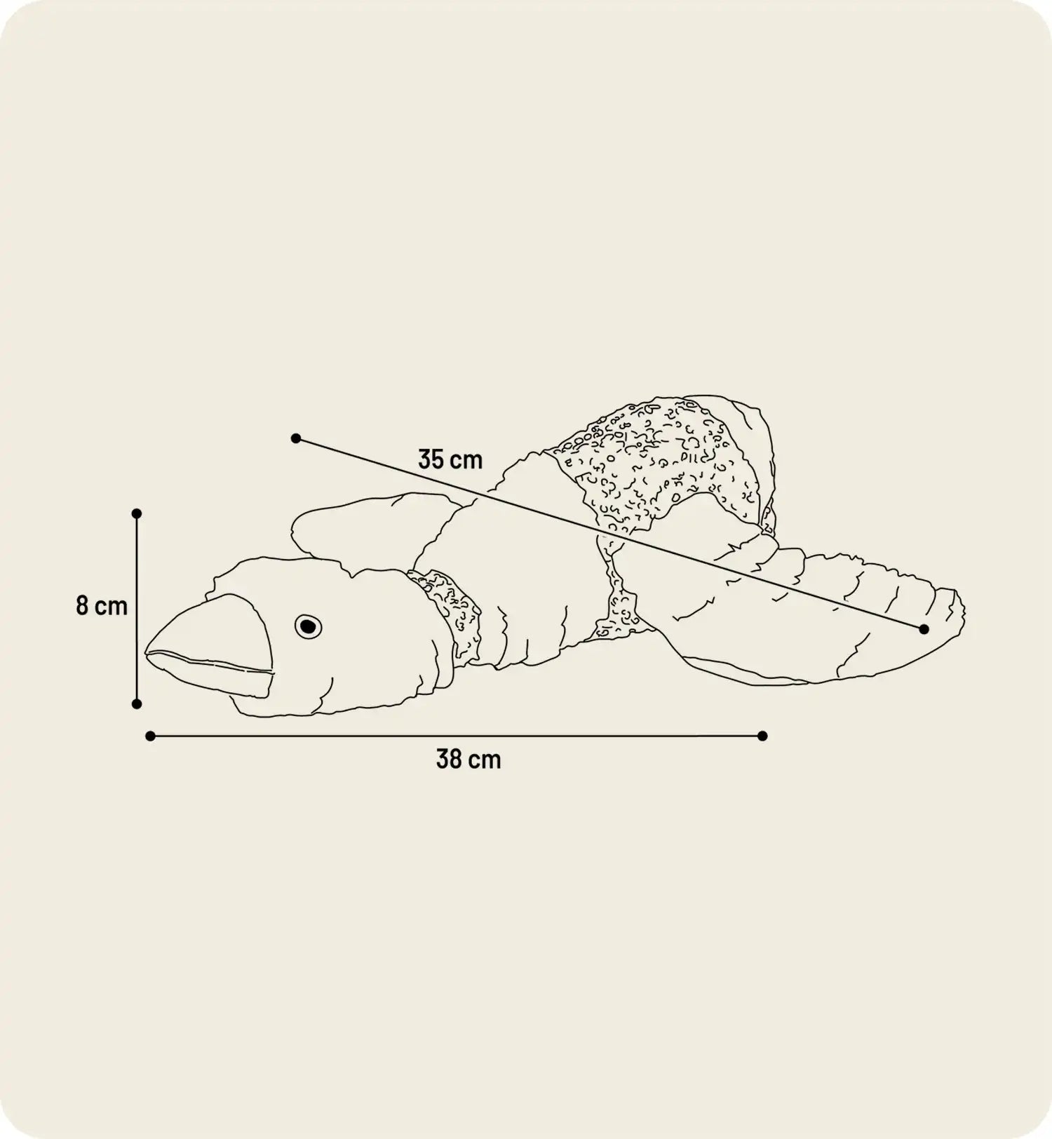 Jeu sonore pour chien Rosette le canard en peluche