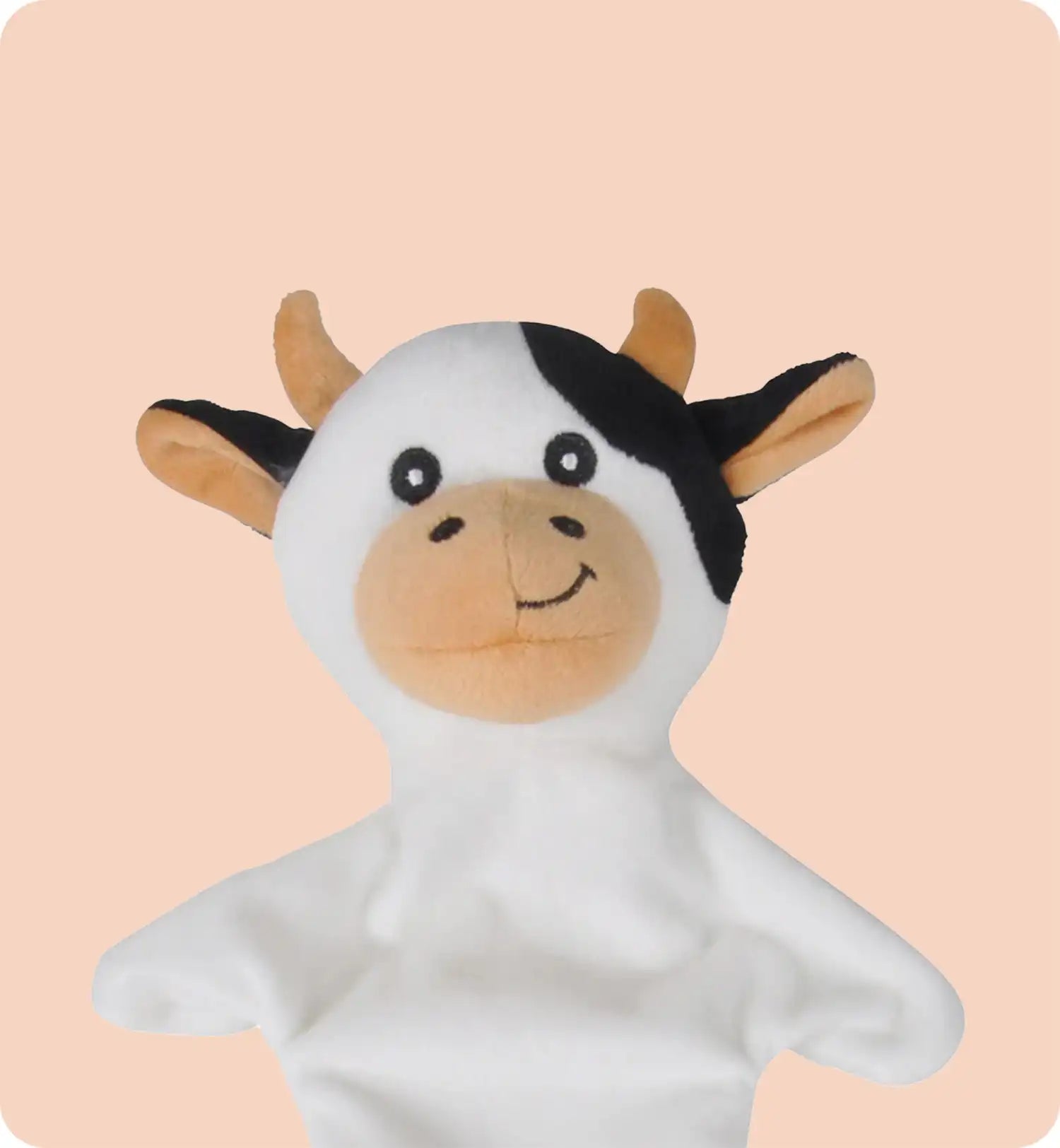 Jouet en peluche vache friandises à cacher pour chien