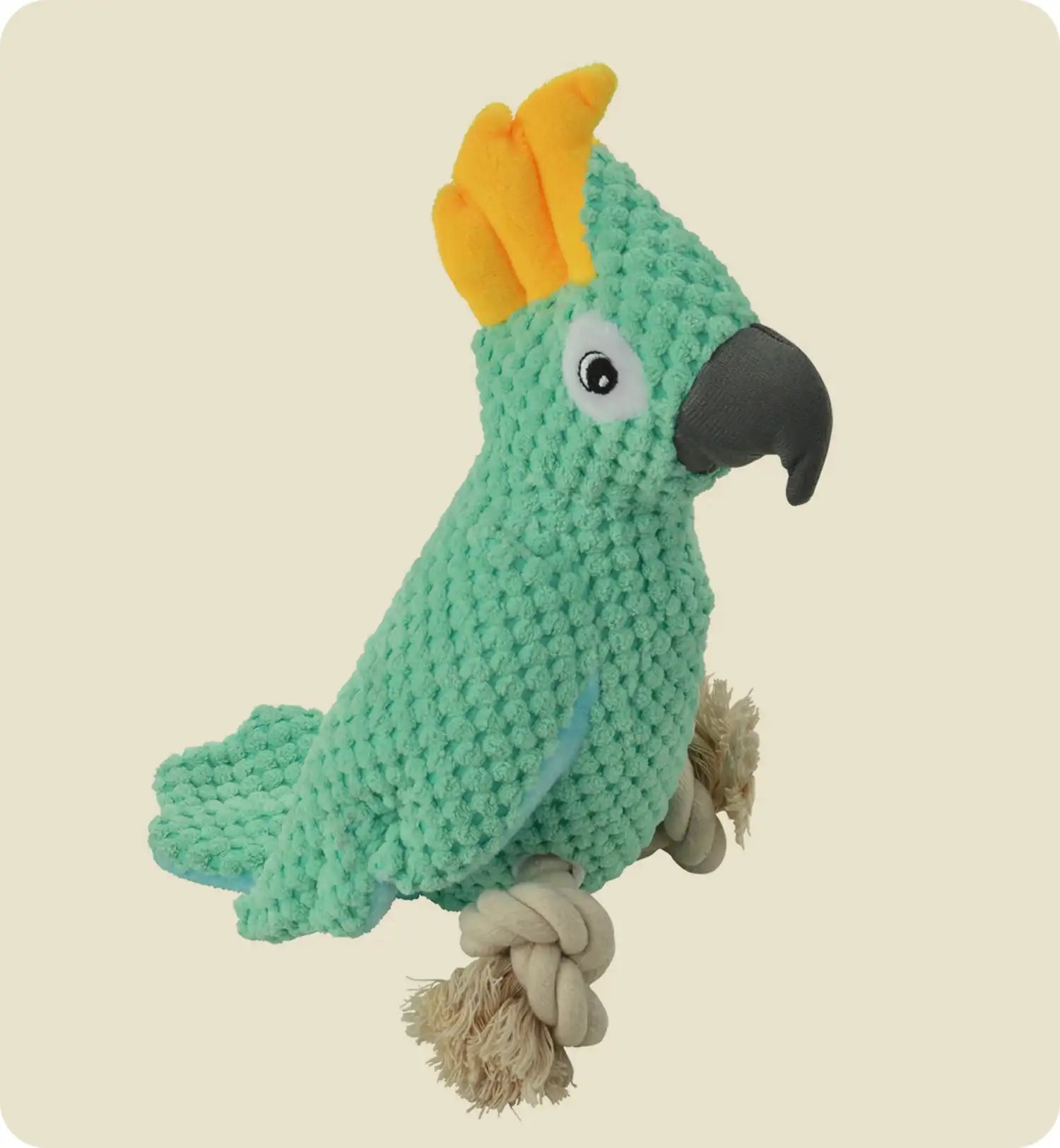 Jouet peluche Pablo le perroquet corde pour chien