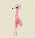 Peluche Flamant rose grand yeux pour chien