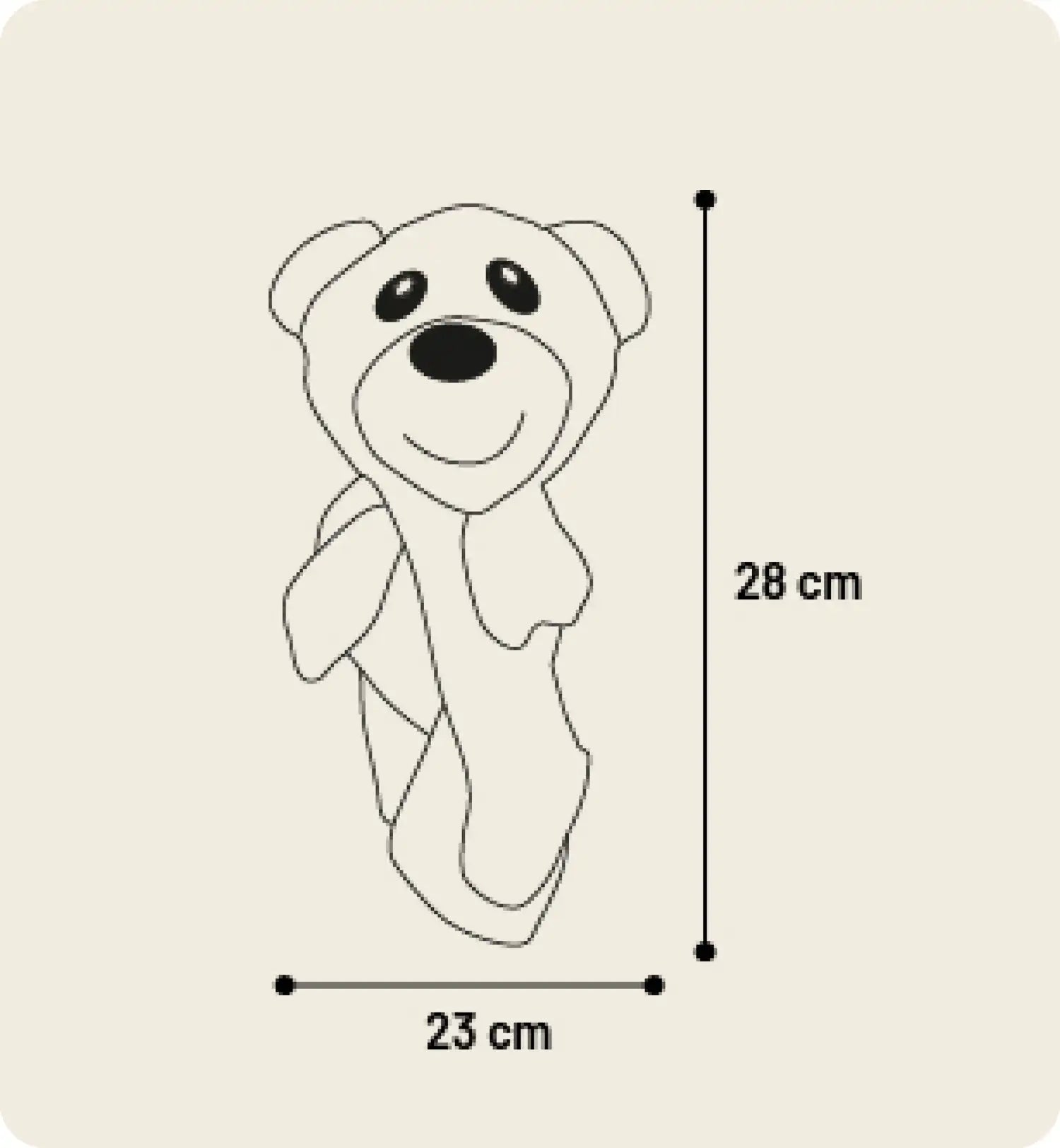 Peluche ours pour chien