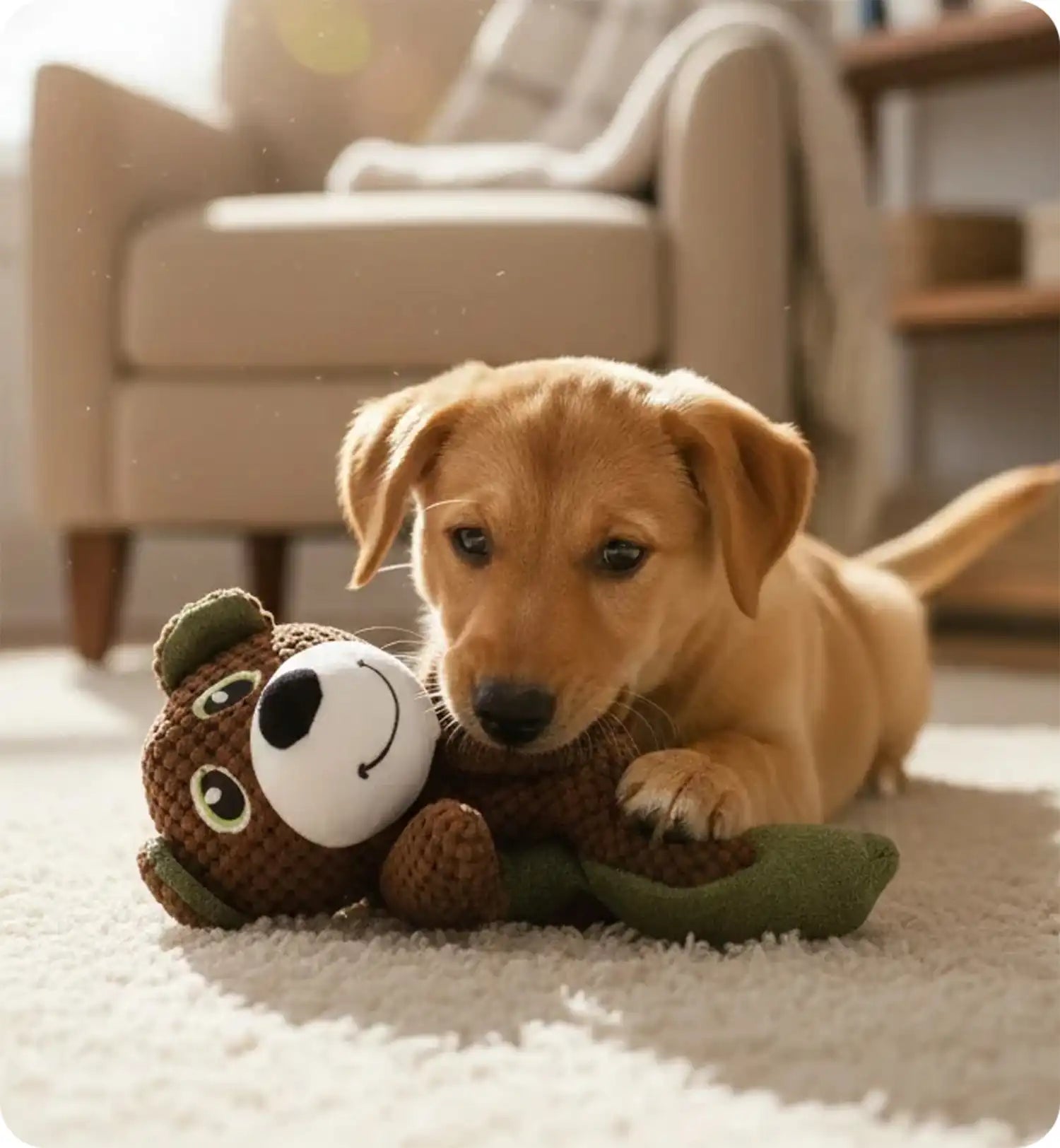 Peluche ours pour chien