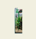 Aspirateur d'aquarium Animozen vert et blanc avec tête pivotante et protection pour poissons, idéal pour nettoyer fond et vitres.