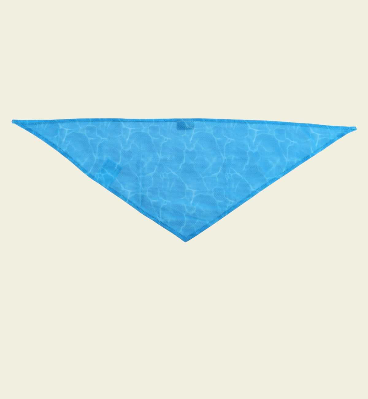 Bandana rafraîchissant bleu pour chien en polyester respirant, motif eau, idéal pour l'été par Animozen