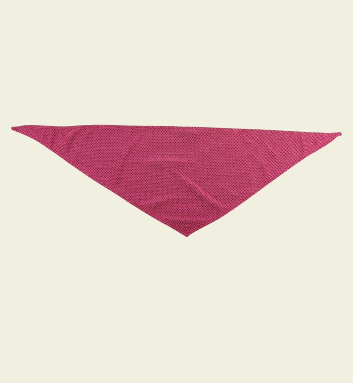 Animozen Bandana rafraîchissant pour chien rose en polyester respirant, motif à pois discrets, idéal pour l'été.