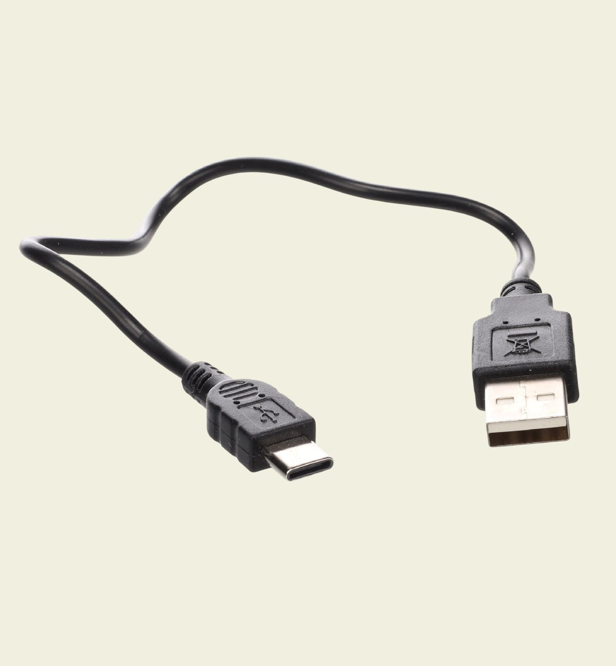 Animozen câble USB-A vers USB-C noir pour chargement et transfert de données