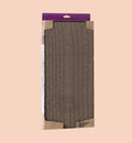 Animozen double-sided brown corrugated cardboard cat scratching board, 22 x 46 cm, with a hint of lavender.