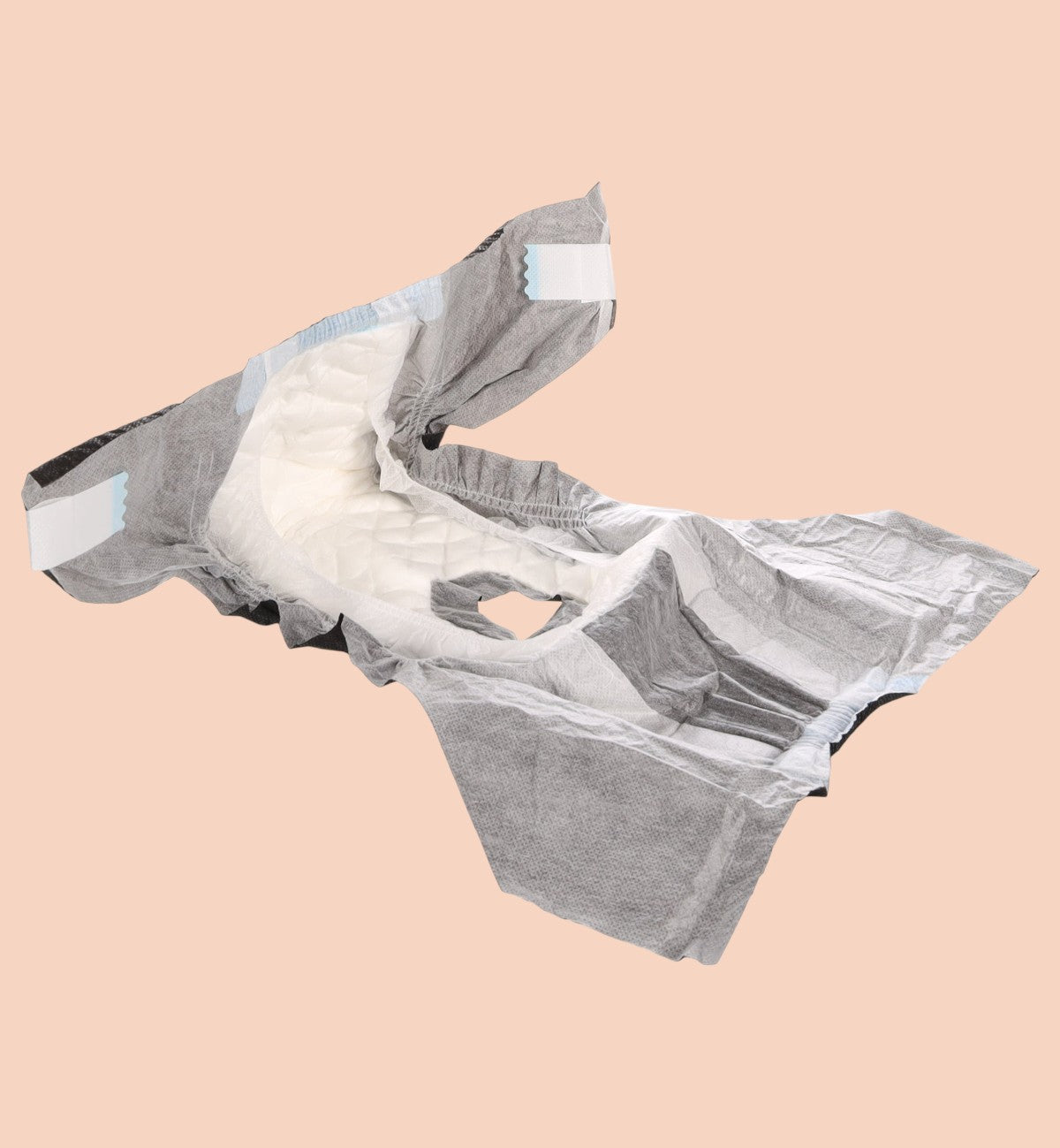 Animozen Lot de 12 Couches Jetables pour Chienne Féminine - Noir, absorbantes et anti-fuites pour chaleur, incontinence ou convalescence.