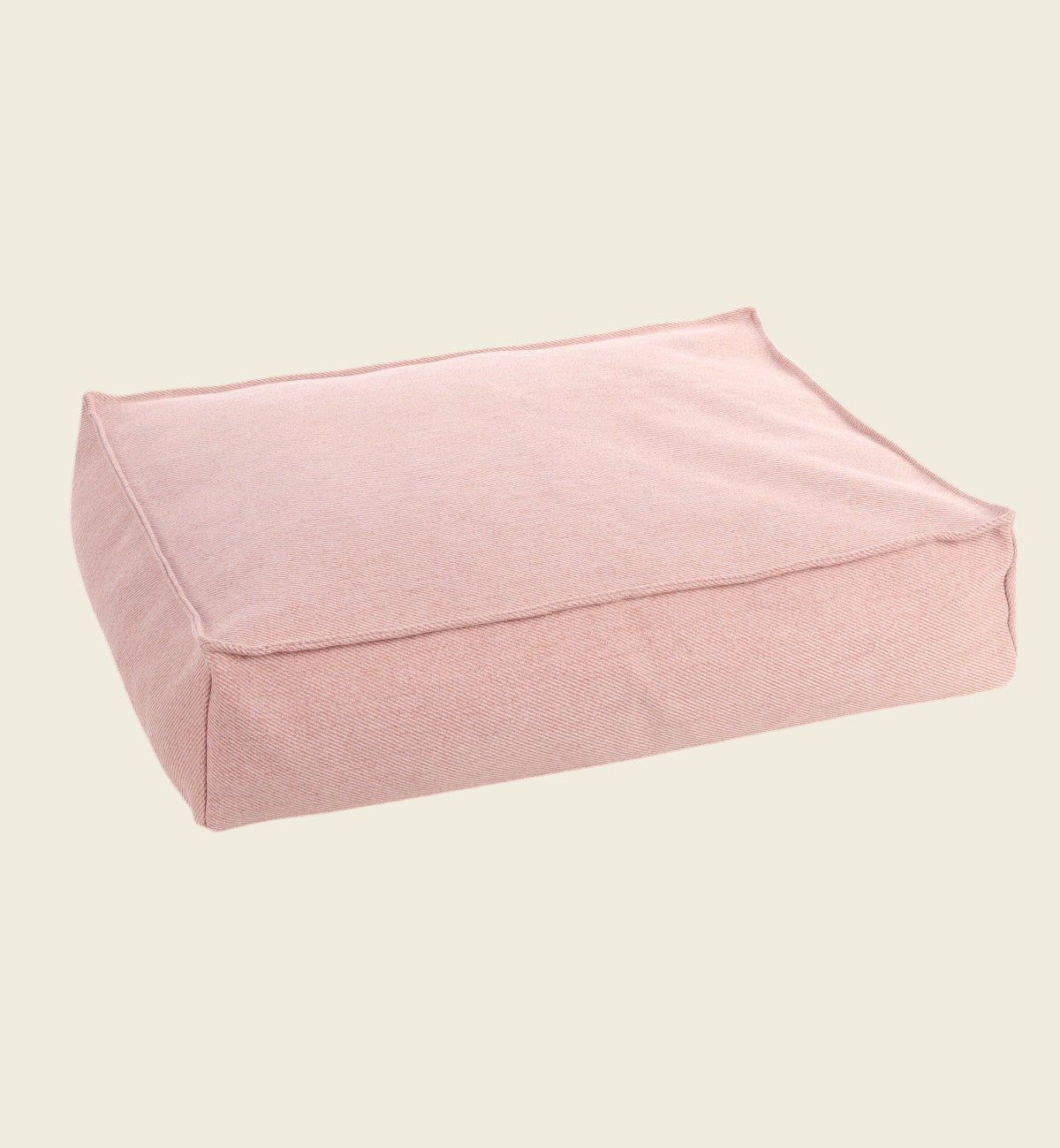 Animozen coussin rectangulaire rose en textile avec mémoire de forme, 18 cm d'épaisseur, housse amovible.