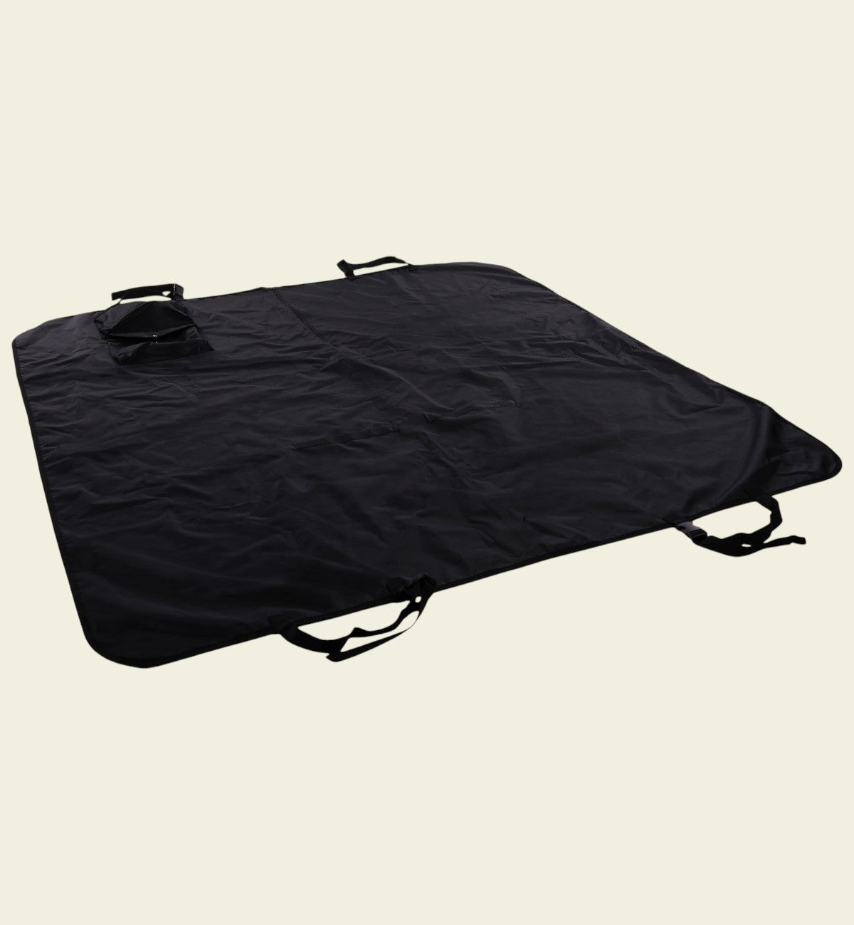 Animozen couverture de protection de voiture pour chien, noir, en polyester, modèle hamac divisible, 143x138cm