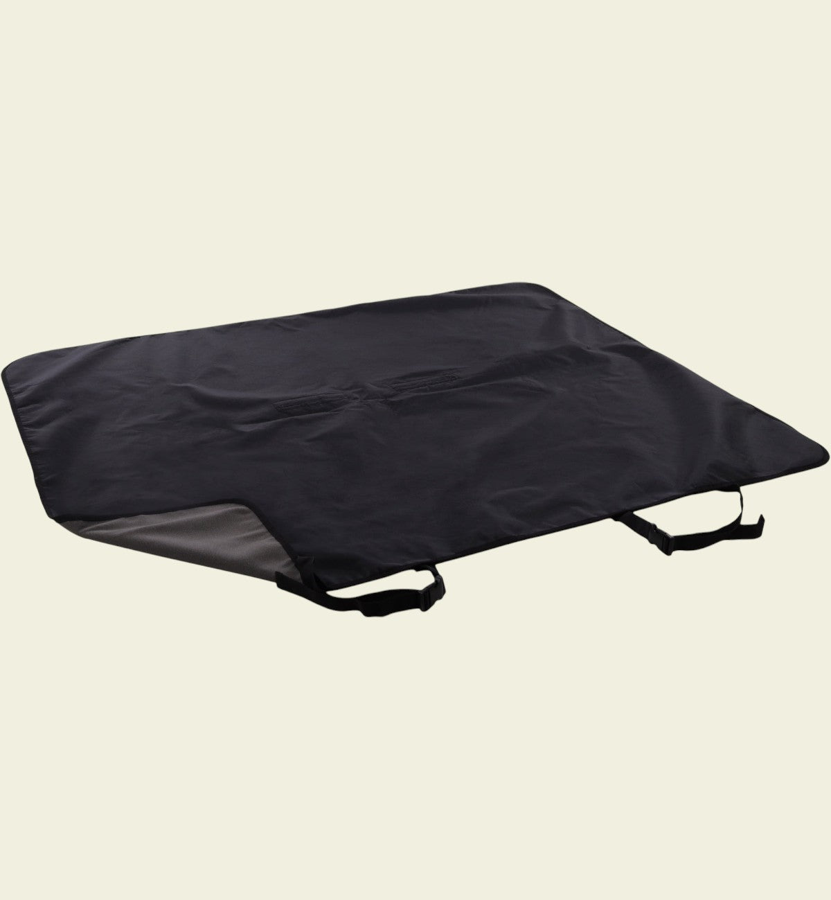 Animozen couverture de protection de banquette de voiture pour chien en polyester noir, imperméable et antidérapant, 130 x 109 cm.
