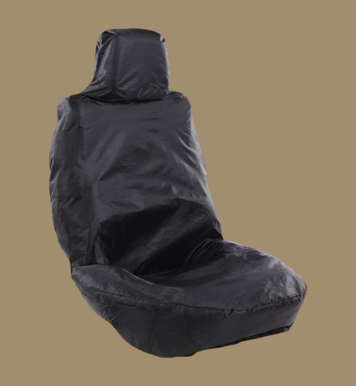 Animozen couverture de siège de voiture noire en polyester imperméable pour chien, 135 x 70 cm, avec poches de rangement.