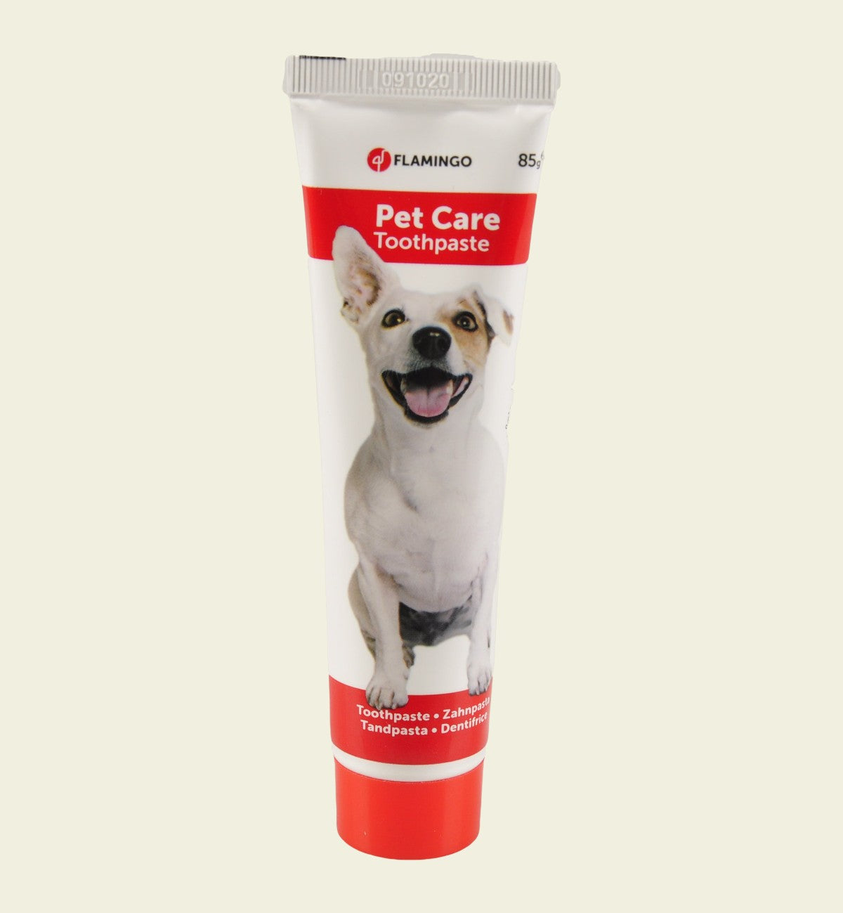 Tube de dentifrice Animozen à la menthe pour chien et chat, 85g, formule pour haleine fraîche et protection dentaire.