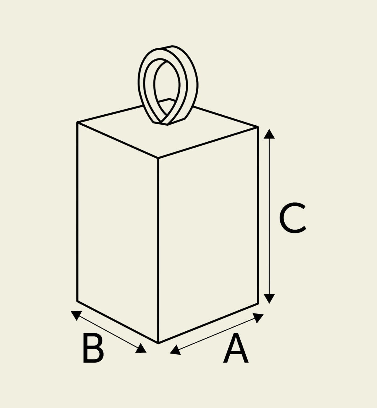 Distributeur de sacs à déjections pour chien Animozen en polyester, compact avec mousqueton. Dimensions 6,3x5,8x9,5 cm.